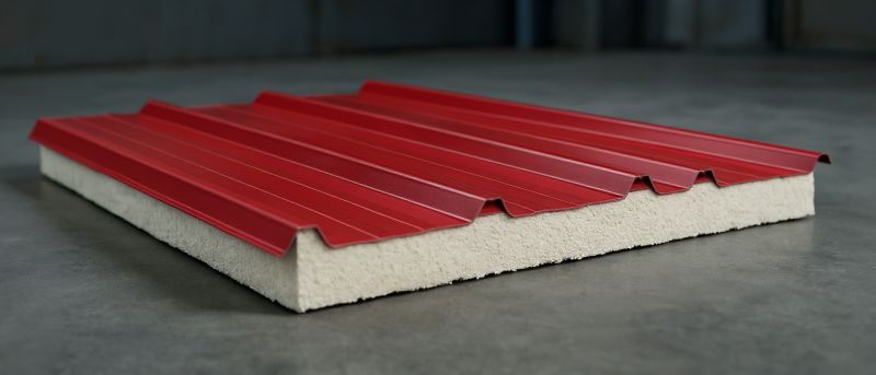 Bordo renkli çatı için sandviç panel fiyatları